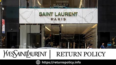 ysl return policy in store|saint laurent customer service.